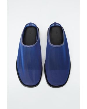 COS Mesh Mules - Blue