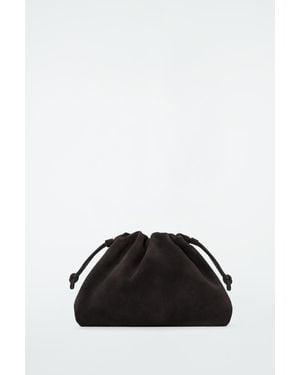 COS Cavatelli Mini Clutch Bag - Black