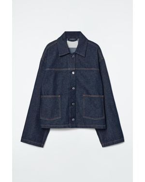 COS Jacke Aus Raw Denim - Blau