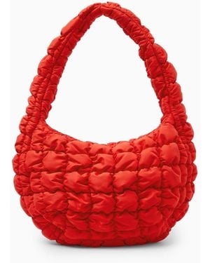 COS Quilted Mini Bag - Red