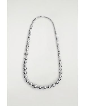 COS Beaded Necklace - White