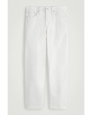 COS Rider Straight-Leg Jeans - White