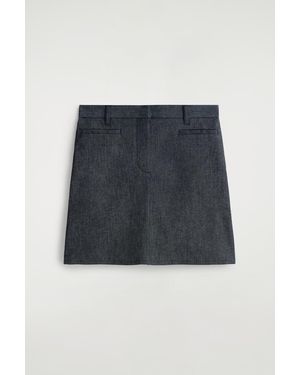 COS Denim Mini Skirt - Blue