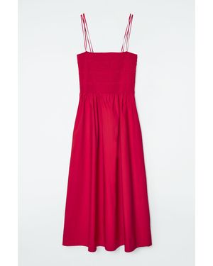 COS Shirred Midi Dress