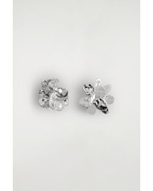 COS Mismatched Floral Earrings - Multicolor