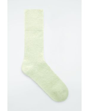 COS Alpaca-blend Ankle Socks - White