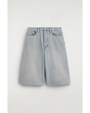 COS Knee-Length Denim Shorts - Gray