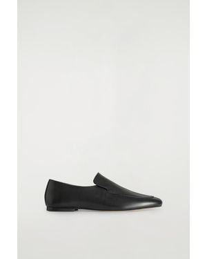 COS Leather Loafers - White