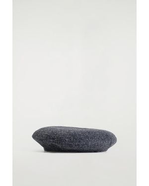 COS Wool-Blend Beret - Blue