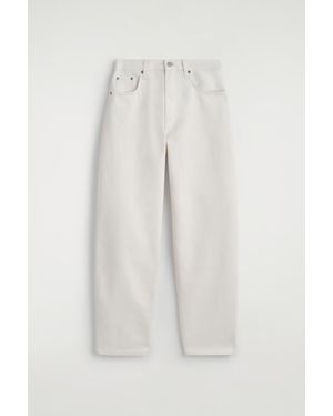 COS Bay Barrel-Leg Jeans - White