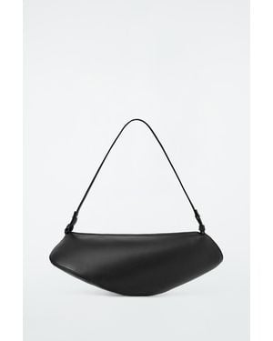 COS Cove Clutch Bag - Black