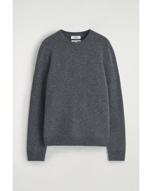 COS Cashmere Crew-Neck Jumper - Grey