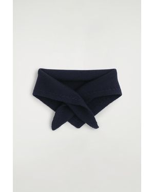 COS Sciarpa A Triangolo - Blu