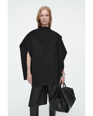 COS Cape Aus Woll-mix - Schwarz
