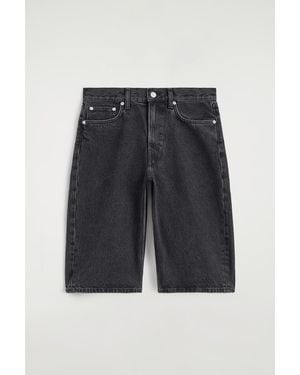 COS Chord Straight-Leg Denim Shorts - Blue