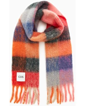 COS Oversized-schal Aus Mohair-mix - Rot