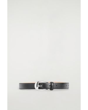 COS Ceinture Western En Cuir - Noir