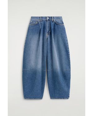 COS Twine Barrel-Leg Jeans - Blue