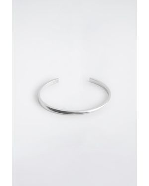 COS Twisted Sterling Cuff - White