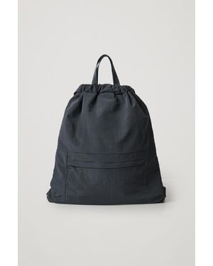 COS Rucksack Mit Kordelzug - Blau