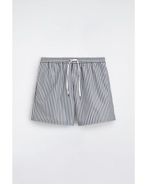 COS Shorts Da Mare A Righe - Blu