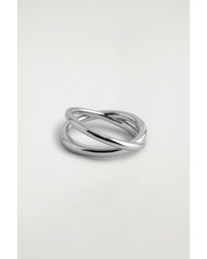 COS Bague À Anneau Double - Métallisé