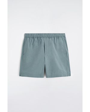 COS Elasticated Cotton Shorts - Blue
