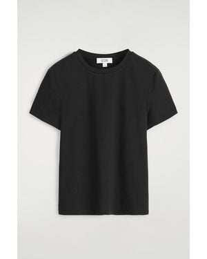 COS Shrunken T-Shirt - Black
