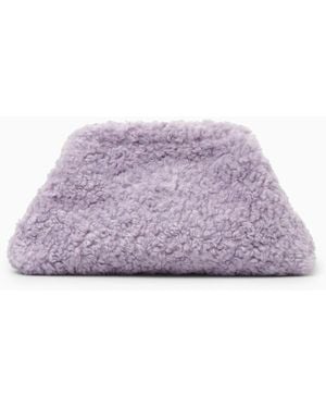 COS Oversized Framed Clutch - Teddy - Purple