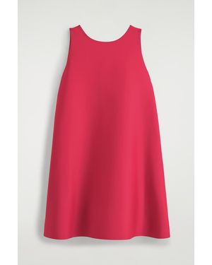 COS Scuba A-Line Mini Dress - Red