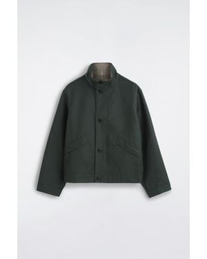 COS Reversible Mock-Neck Jacket - Black