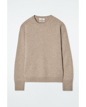 COS Pure Cashmere Jumper - Natural