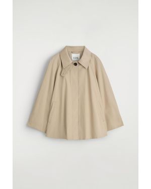 COS A-Line Trench Jacket - Natural