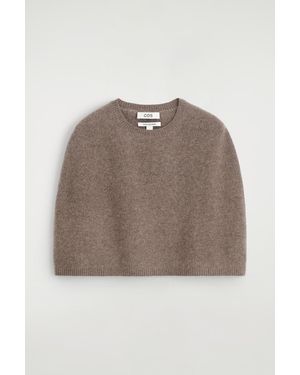 COS Cashmere Cape - Brown