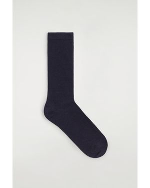 COS Wool Socks - Blue