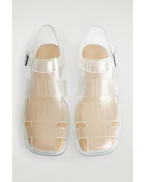 COS Jelly Fisherman Sandals - White