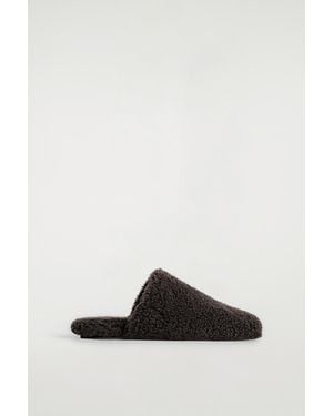COS Teddy Mules - Black