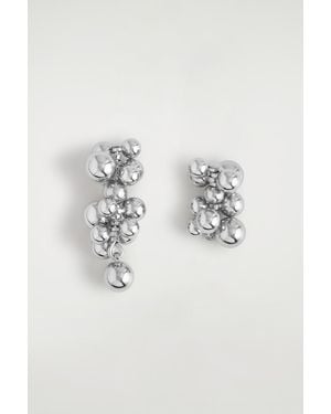 COS Mismatched Clustered Earrings - Multicolour