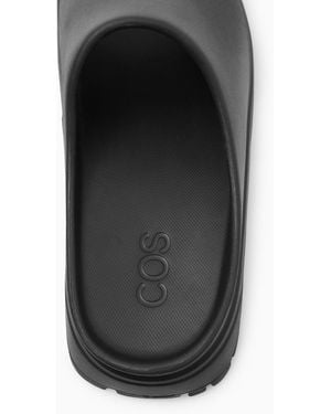 COS Chunky Slides - Black
