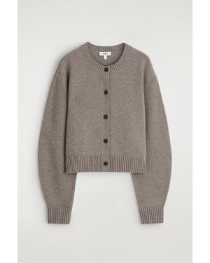 COS Merino Wool Cardigan - Brown