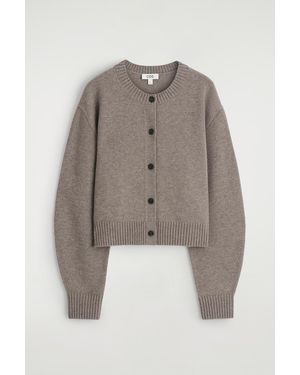 COS Merino Wool Cardigan - Brown