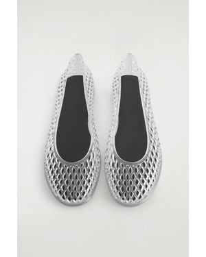 COS Cut-Out Jelly Ballet Flats - Multicolor