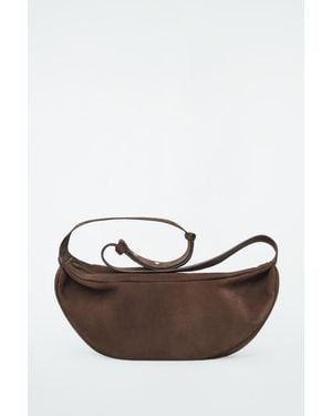 COS Swing Crossbody - Suede - Brown