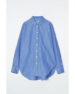 COS Relaxed Cotton Shirt - Blue