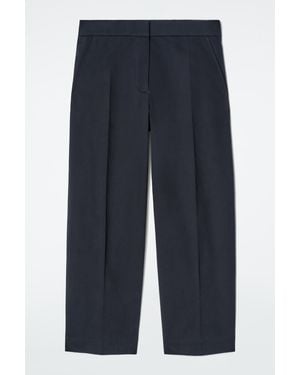 COS Cotton-Twill Chinos - Blue