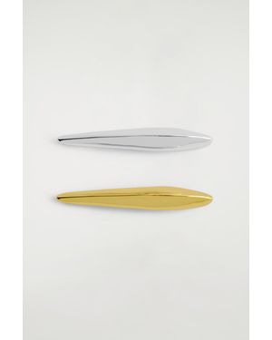 COS Set Da 2 Fermagli Per Capelli Dalla Linea Bombata - Multicolore