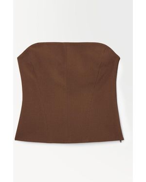 COS The Wool Bandeau - Brown