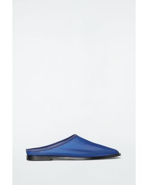 COS Mesh Mules - Blue