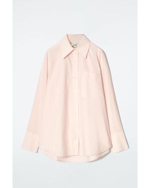 COS Oversized Tailored Shirt - Pink