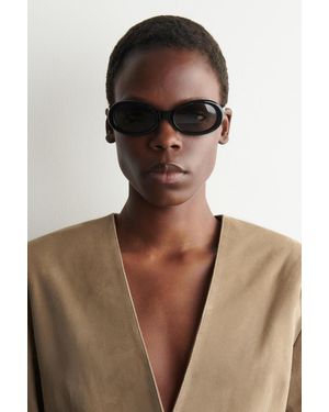 COS Ovale Sonnenbrille - Braun